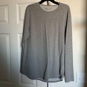 BYLT grey long sleeve Tee